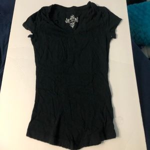 SO black short sleeve top small